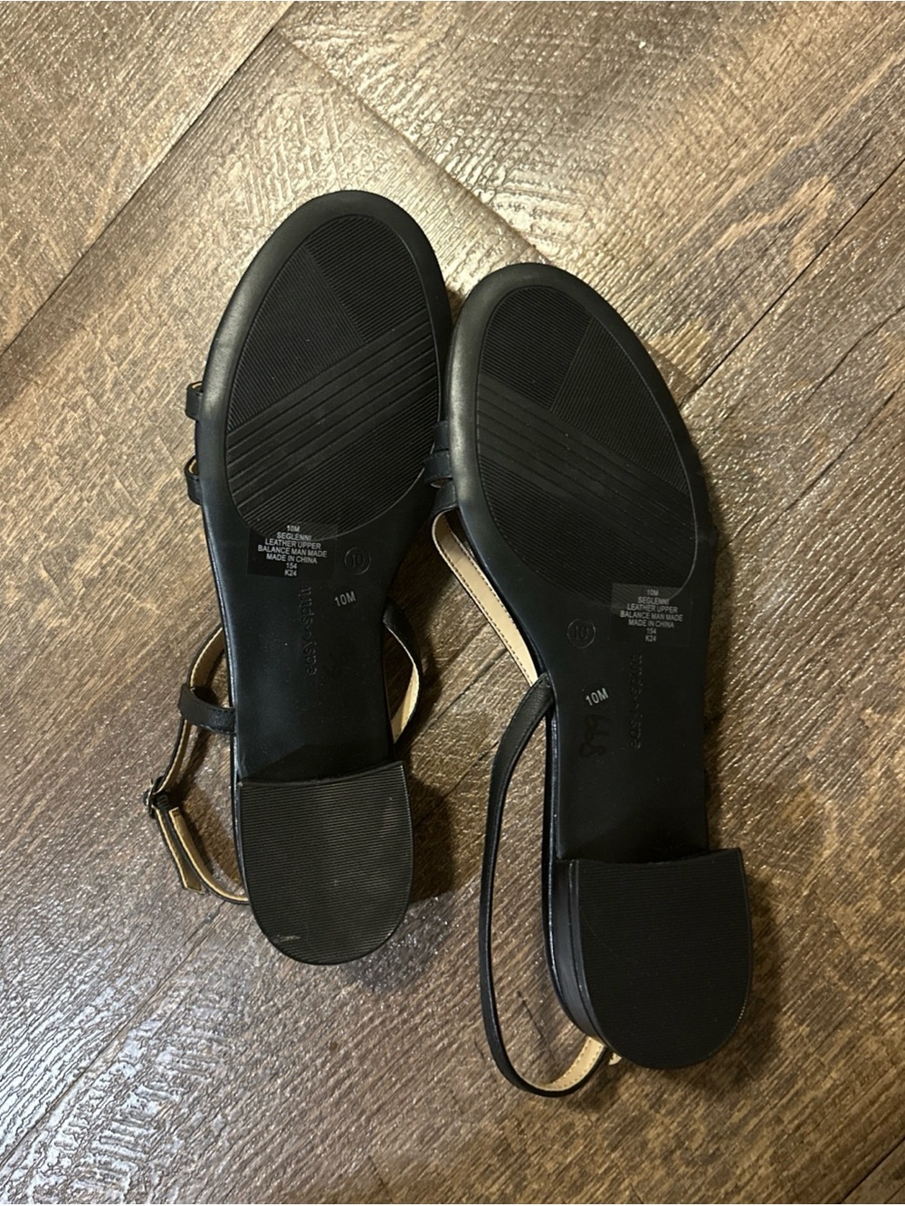 easy spirit  Women’s Black Strappy Slingback Sandals-Size 10 M - Picture 11 of 11